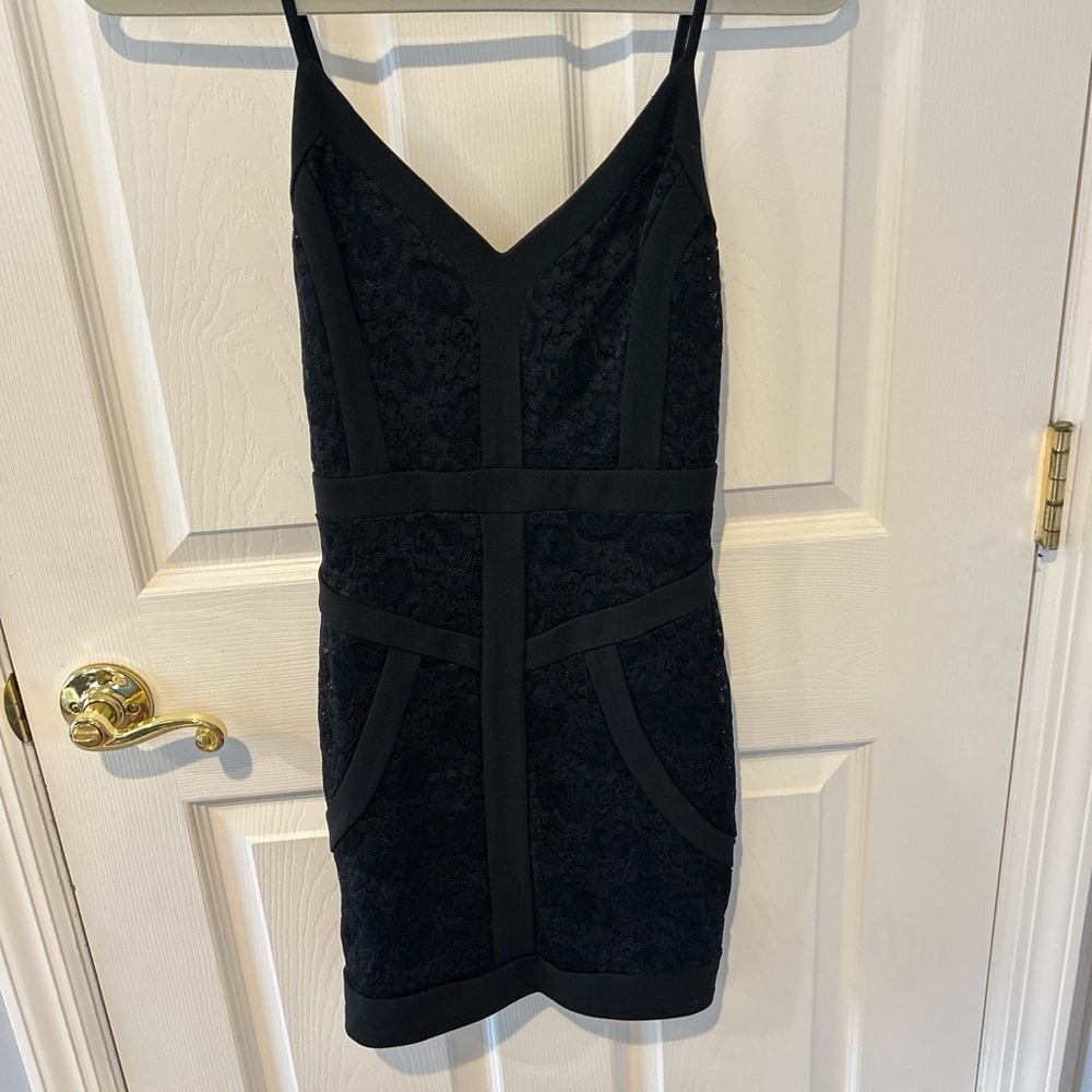 Laced black dress size medium